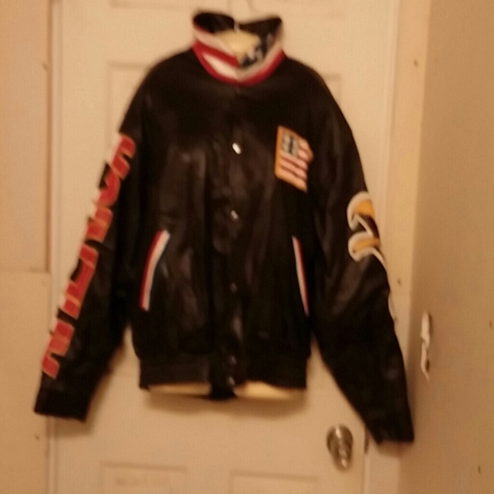 Michael Lawrence motorcycle leather jacket